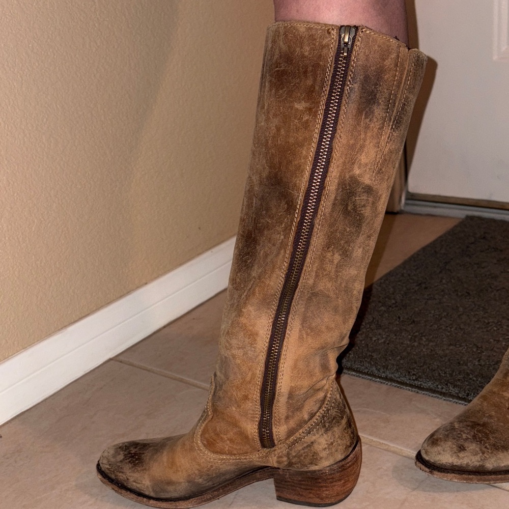 Liberty Brown Heeled Boots - Picture 5 of 5